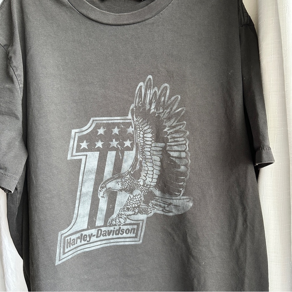 Men’s Vintage Harley Davidson Black T Shirt Size M
